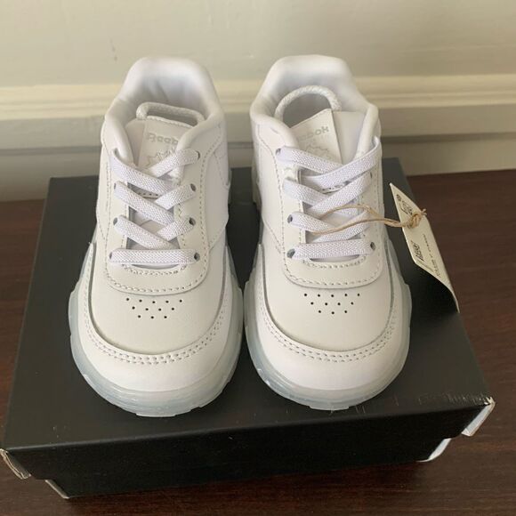 Cardi B X Reebok leather platform sneaker size 7 new - Picture 4 of 16
